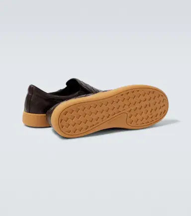 Bottega Veneta Sawyer Intrecciato leather slip-on shoes | Thumbnail 2
