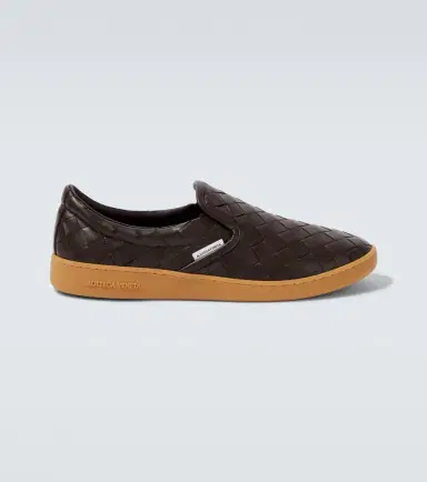 Bottega Veneta Sawyer Intrecciato leather slip-on shoes | Thumbnail 6