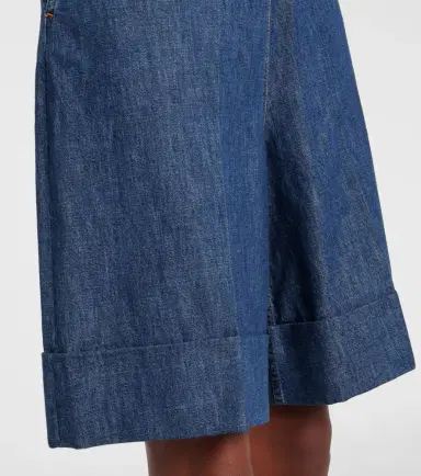 Valentino Bow-detail chambray Bermuda shorts | Thumbnail 2