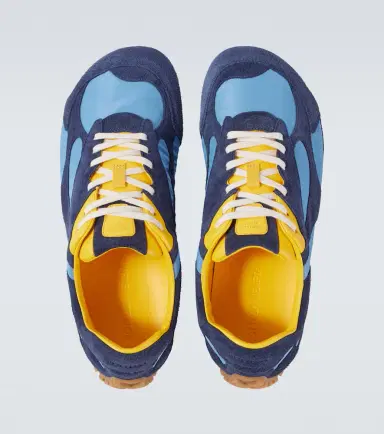 Bottega Veneta Orbit Flash suede-trimmed sneakers | Thumbnail 3 Bottega Veneta Orbit Flash suede-trimmed sneakers | Thumbnail 3