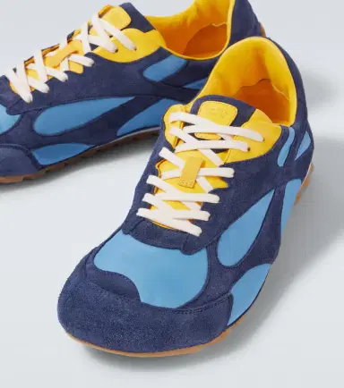Bottega Veneta Orbit Flash suede-trimmed sneakers | Thumbnail 5 Bottega Veneta Orbit Flash suede-trimmed sneakers | Thumbnail 5