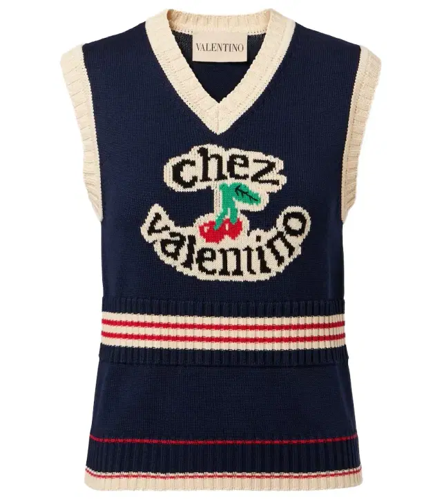 Valentino Chez cotton sweater vest