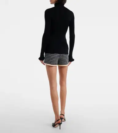Valentino Ruffled virgin wool sweater | Thumbnail 3