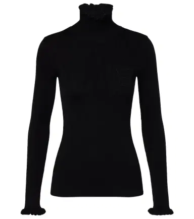 Valentino Ruffled virgin wool sweater | Thumbnail 1
