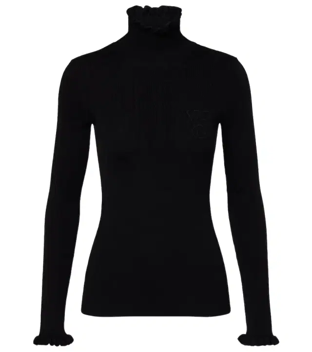 Valentino Ruffled virgin wool sweater
