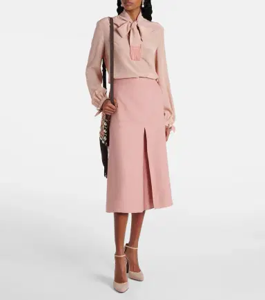 Valentino High-rise wide-leg skort | Thumbnail 4
