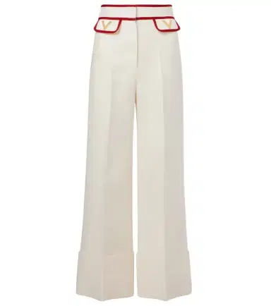 Valentino Crêpe Couture wide-leg pants | Thumbnail 1