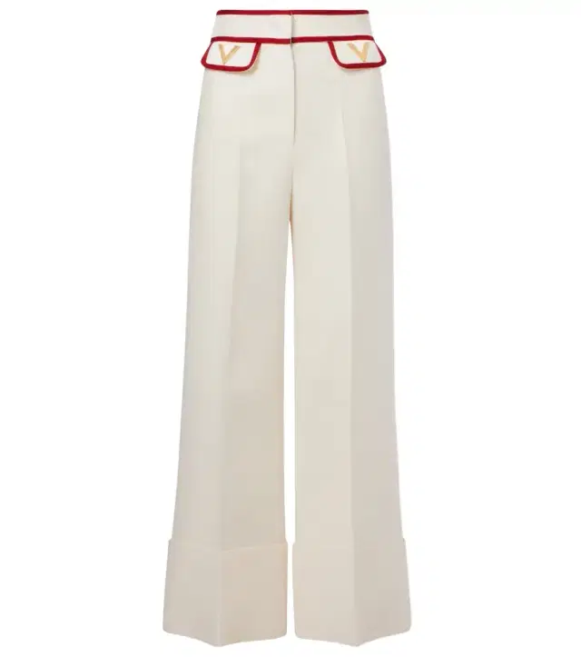 Valentino Crêpe Couture wide-leg pants