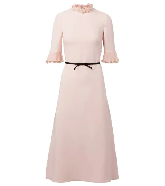 Valentino Cady Couture ruffled midi dress