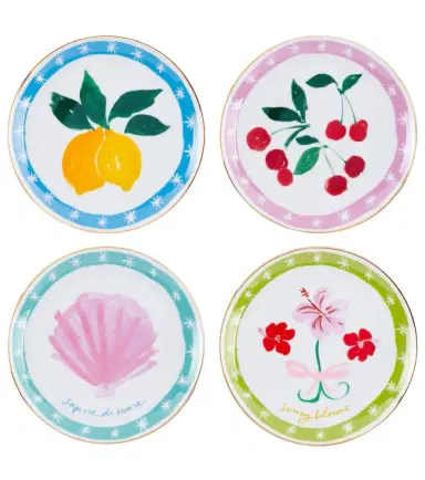 Bitossi Con Amore set of 4 porcelain plates | Thumbnail 1