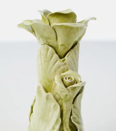 Bitossi Set of 2 floral ceramic candleholders | Thumbnail 2