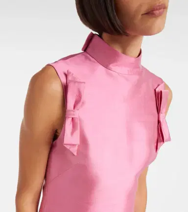 Valentino Silk shantung minidress | Thumbnail 4