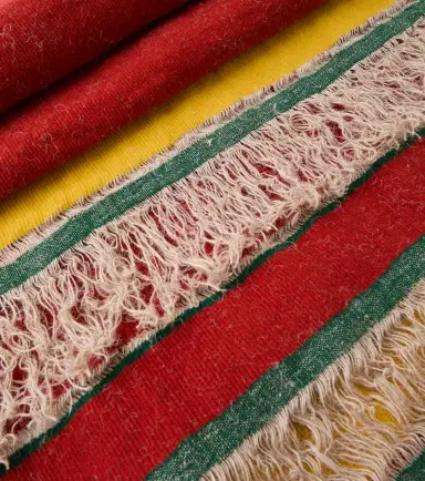The House of Lyria Xoroi striped wool-blend throw | Thumbnail 3