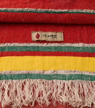 The House of Lyria Xoroi striped wool-blend throw | Thumbnail 5