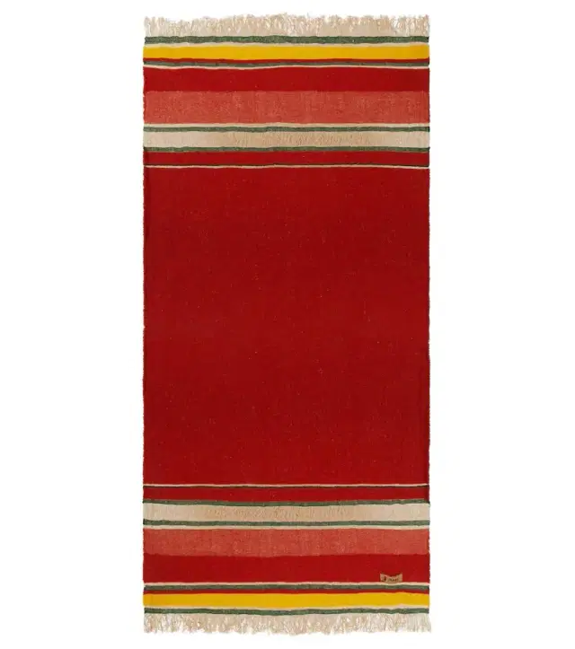 The House of Lyria Xoroi striped wool-blend throw