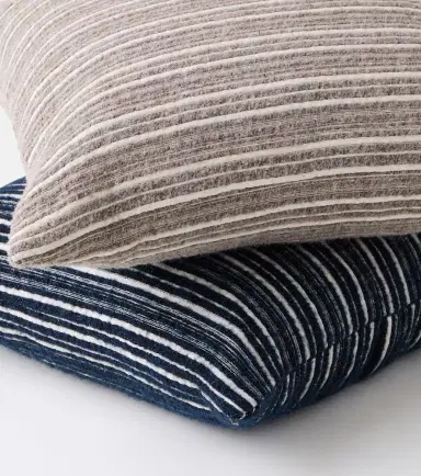 The House of Lyria Gurghi striped wool and cotton cushion | Thumbnail 4