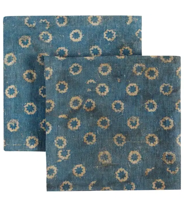 The House of Lyria Pionio set of 2 printed napkins