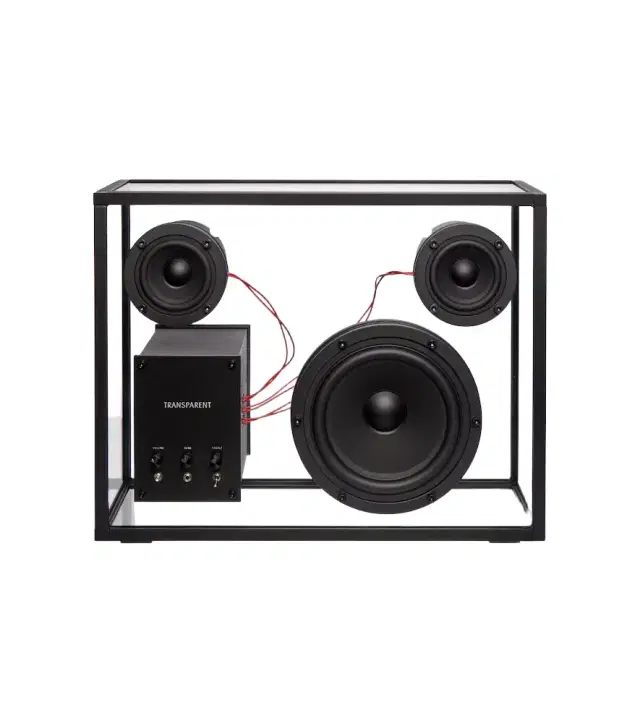 Transparent glass speaker