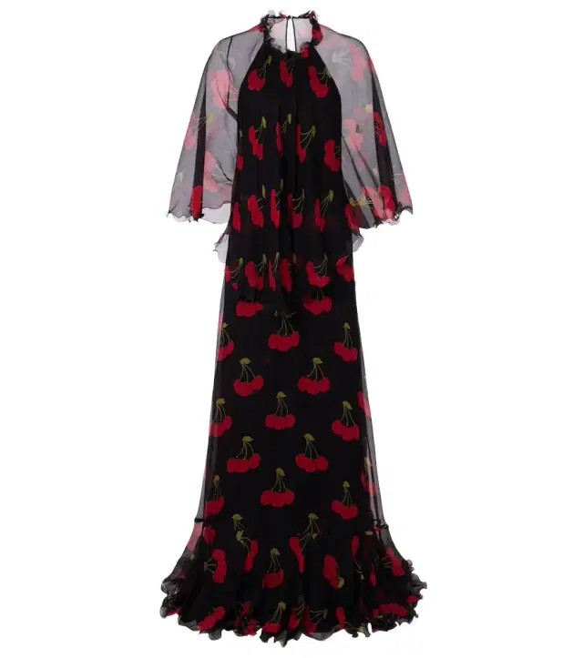 Valentino Creponne Chiffon gown