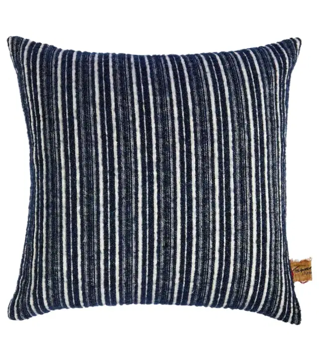 The House of Lyria Cornelius wool and cotton striped cushion