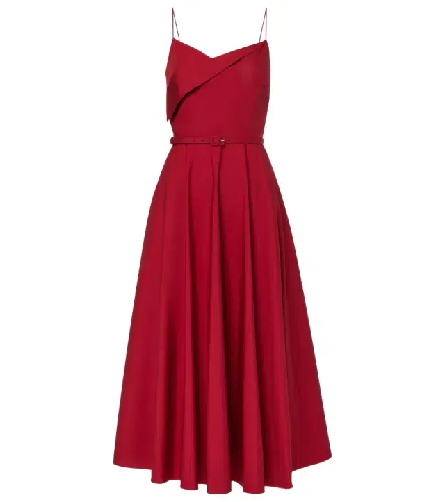 Roland Mouret Cotton poplin midi dress