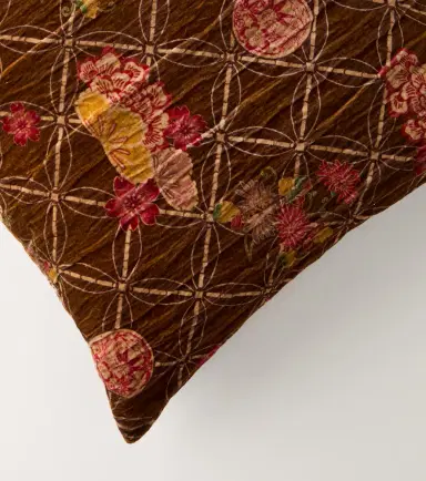 The House of Lyria Sainfoin floral cotton cushion | Thumbnail 3