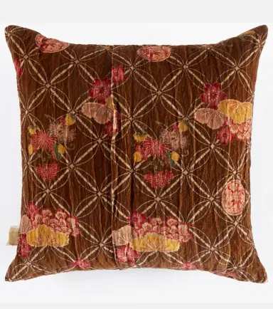 The House of Lyria Sainfoin floral cotton cushion | Thumbnail 4