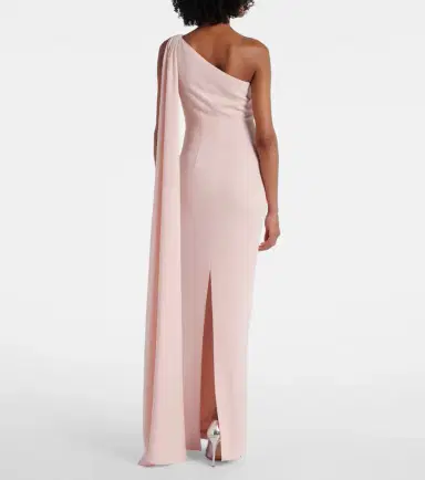 Roland Mouret Embellished one-shoulder cady gown | Thumbnail 4