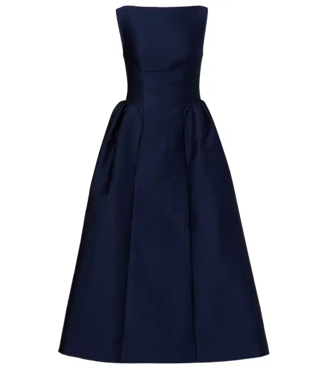 Roland Mouret Taffeta midi dress