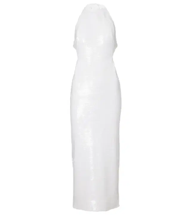 The New Arrivals Ilkyaz Ozel Cindy sequined halterneck midi dress