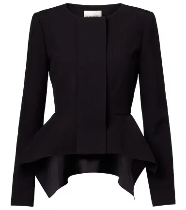 Roland Mouret Peplum crêpe jacket | Thumbnail 1 Roland Mouret Peplum crêpe jacket | Thumbnail 1