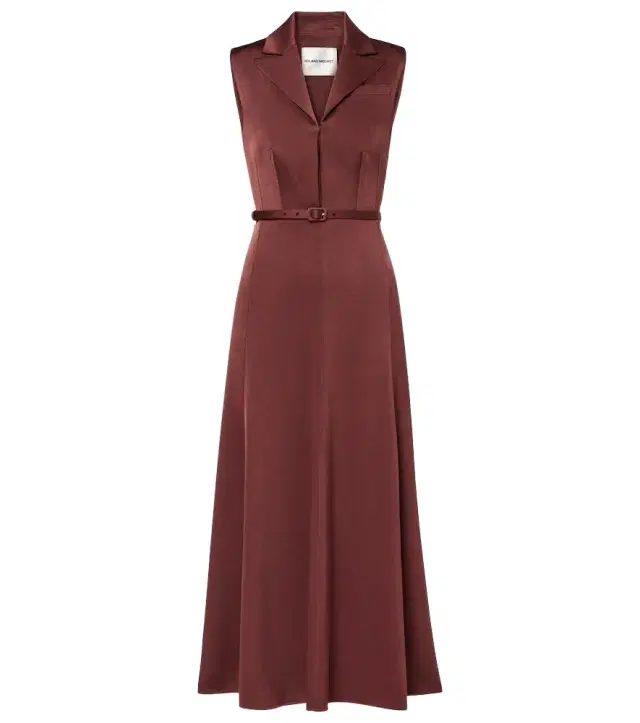 Roland Mouret Crêpe midi dress