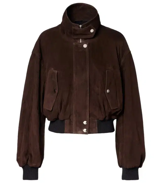 Nour Hammour Briar suede bomber jacket