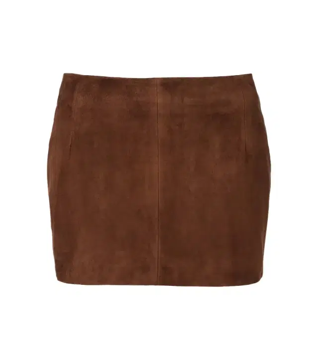 Nour Hammour Avery suede miniskirt