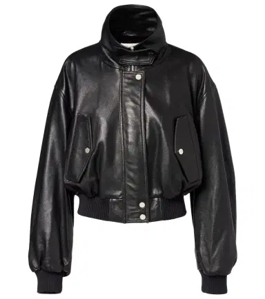 Nour Hammour Briar leather bomber jacket | Thumbnail 1