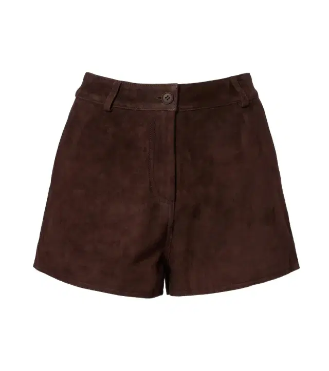 Nour Hammour Leontine suede shorts
