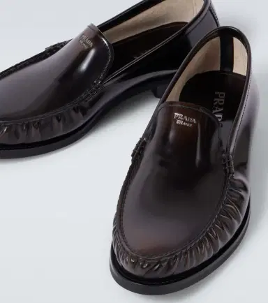 Prada Leather loafers | Thumbnail 4