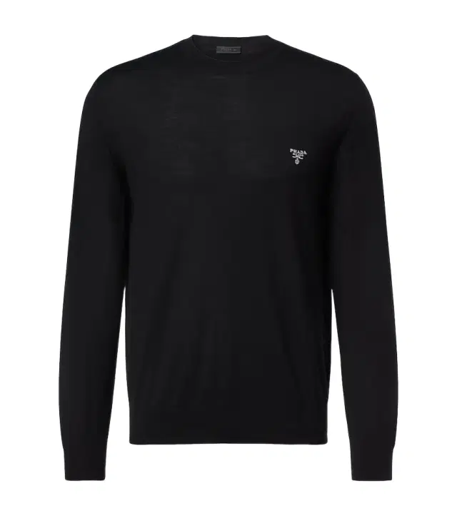 Logo virgin wool sweater