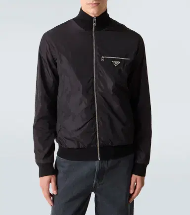 Prada Reversible virgin wool and Re-Nylon jacket | Thumbnail 3