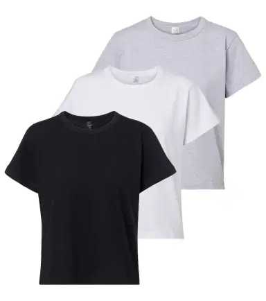 LESET Margo set of 3 cotton jersey T-shirts | Thumbnail 1