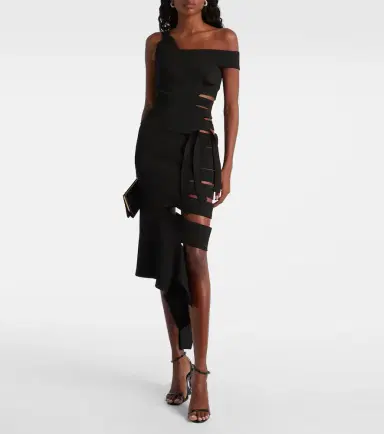 Mugler Asymmetric cut-out top | Thumbnail 2 Mugler Asymmetric cut-out top | Thumbnail 2