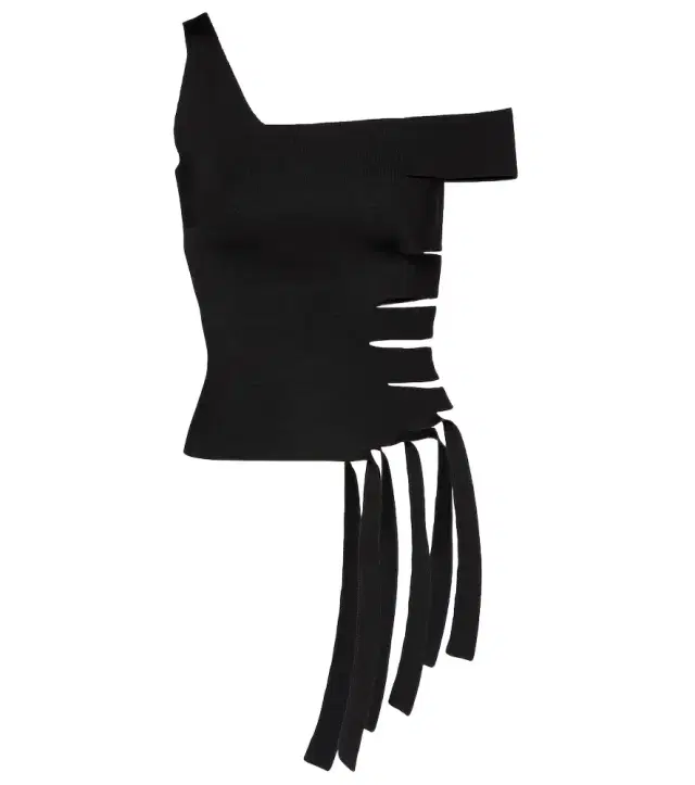 Mugler Asymmetric cut-out top