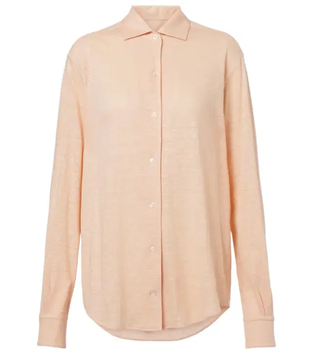 Loro Piana André linen jersey shirt