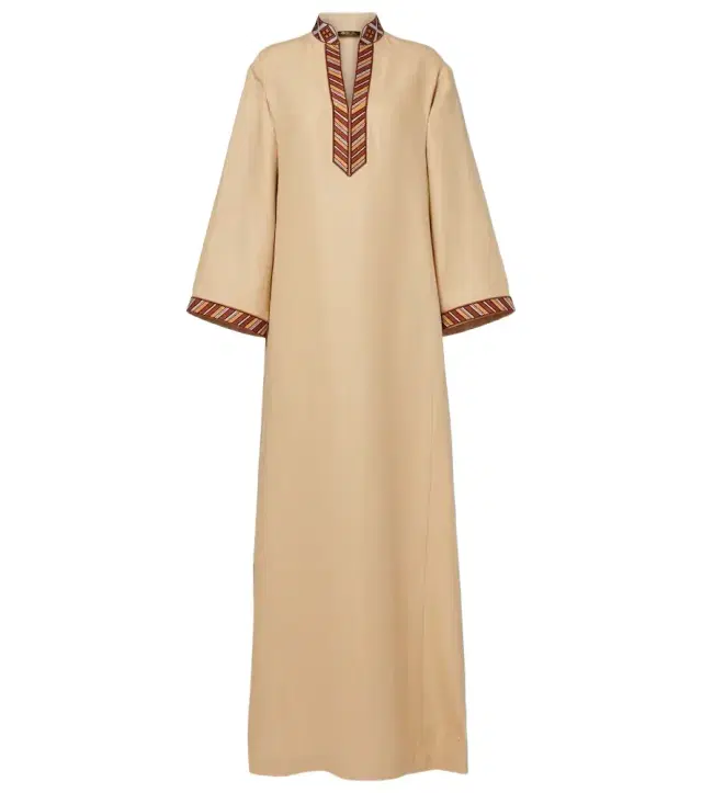 Loro Piana Tilde cotton kaftan
