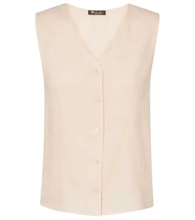 Loro Piana Milly ramie vest