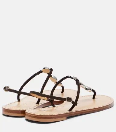 Amanu Nairobi suede sandals | Thumbnail 4