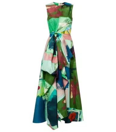 Roksanda Nura bow-detail cotton cocktail dress | Thumbnail 1 Roksanda Nura bow-detail cotton cocktail dress | Thumbnail 1