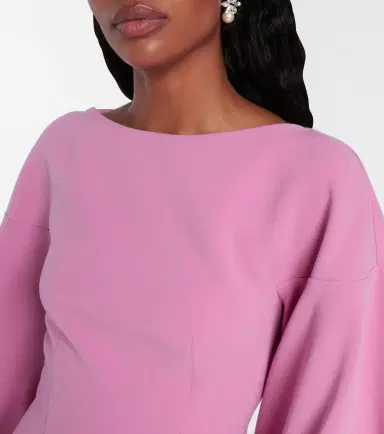 Roksanda Garance balloon-sleeve crêpe gown | Thumbnail 5