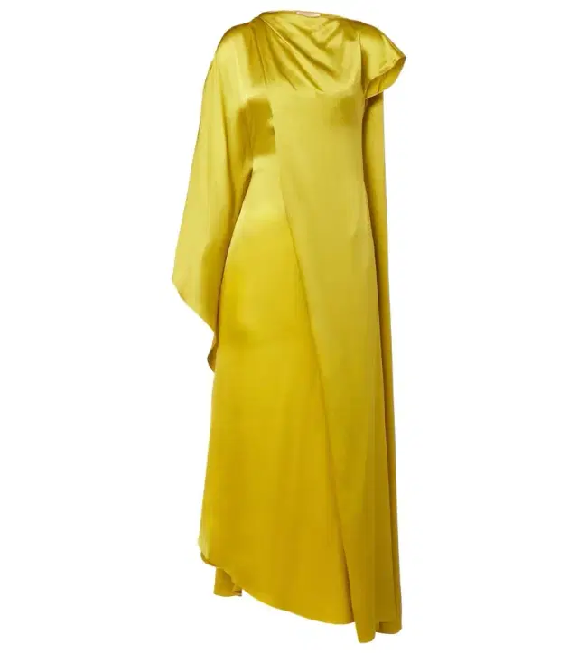 Roksanda Hiba caped silk gown