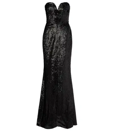Elie Saab Sequined strapless silk-blend gown | Thumbnail 1